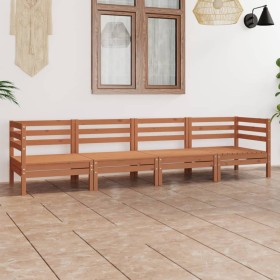 Garden furniture set 4 pieces solid honey brown pine wood by vidaXL, Garden sets - Ref: Foro24-3082505, Price: 218,95 €, Disc...