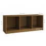 Mueble de TV de madera maciza pino marrón miel 104x33x41 cm de vidaXL, Muebles TV - Ref: Foro24-809963, Precio: 45,99 €, Desc...