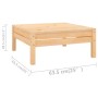 Garden furniture set 7 pieces solid pine wood by vidaXL, Garden sets - Ref: Foro24-3082547, Price: 298,37 €, Discount: %