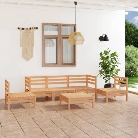 Gartenmöbel-Set 6-tlg. aus massivem Kiefernholz von vidaXL, Gartensets - Ref: Foro24-3082537, Preis: 270,99 €, Rabatt: %