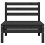 Garden furniture set 6 pieces solid black pine wood by vidaXL, Garden sets - Ref: Foro24-3082546, Price: 308,80 €, Discount: %