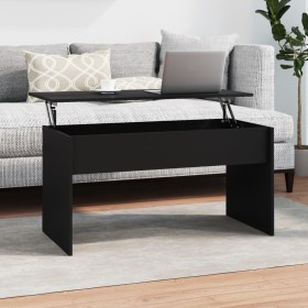 Black plywood coffee table 102x50.5x52.5 cm by vidaXL, Coffee table - Ref: Foro24-809630, Price: 72,99 €, Discount: %