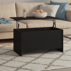 Black plywood coffee table 102x55.5x52.5 cm by vidaXL, Coffee table - Ref: Foro24-809666, Price: 67,22 €, Discount: %