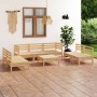 Juego de muebles de jardín 8 piezas madera maciza de pino de vidaXL, Conjuntos de jardín - Ref: Foro24-3082567, Precio: 350,7...