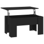 Black plywood coffee table 79x49x41 cm by vidaXL, Coffee table - Ref: Foro24-809693, Price: 44,99 €, Discount: %