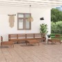 Garden furniture set 7 pieces solid honey brown pine wood by vidaXL, Garden sets - Ref: Foro24-3082550, Price: 290,94 €, Disc...