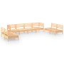 Gartenmöbel-Set 8-teilig aus massivem Kiefernholz von vidaXL, Gartensets - Ref: Foro24-3082572, Preis: 361,50 €, Rabatt: %