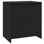 Aparador de madera contrachapada negro 70x41x75 cm de vidaXL, Aparadores - Ref: Foro24-809738, Precio: 64,30 €, Descuento: %