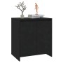 Aparador de madera contrachapada negro 70x41x75 cm de vidaXL, Aparadores - Ref: Foro24-809738, Precio: 64,30 €, Descuento: %