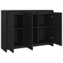 Black plywood sideboard 102x33x75 cm by vidaXL, Sideboards - Ref: Foro24-809774, Price: 86,66 €, Discount: %