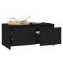 Mesa de centro madera de ingeniería negra 90x50x41,5 cm de vidaXL, Mesas de centro - Ref: Foro24-809819, Precio: 59,17 €, Des...