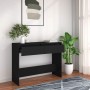 Mesa consola madera de ingeniería negra 100x35x76,5 cm de vidaXL, Mesas auxiliares - Ref: Foro24-809837, Precio: 56,80 €, Des...