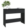 Mesa consola madera de ingeniería negra 100x35x76,5 cm de vidaXL, Mesas auxiliares - Ref: Foro24-809837, Precio: 56,80 €, Des...