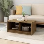 Mesa de centro madera maciza pino marrón miel 75x50x33,5 cm de vidaXL, Mesas de centro - Ref: Foro24-809909, Precio: 41,35 €,...