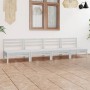 Garden furniture set 4 pieces solid white pine wood by vidaXL, Garden sets - Ref: Foro24-3082483, Price: 196,17 €, Discount: %