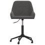 Silla de oficina giratoria de terciopelo gris oscuro de vidaXL, Sillas de oficina - Ref: Foro24-339470, Precio: 79,10 €, Desc...