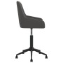 Silla de oficina giratoria de terciopelo gris oscuro de vidaXL, Sillas de oficina - Ref: Foro24-339470, Precio: 79,10 €, Desc...