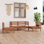 Garden furniture set 4 pieces solid honey brown pine wood by vidaXL, Garden sets - Ref: Foro24-3082525, Price: 218,95 €, Disc...