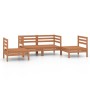 Garden furniture set 4 pieces solid honey brown pine wood by vidaXL, Garden sets - Ref: Foro24-3082525, Price: 218,95 €, Disc...