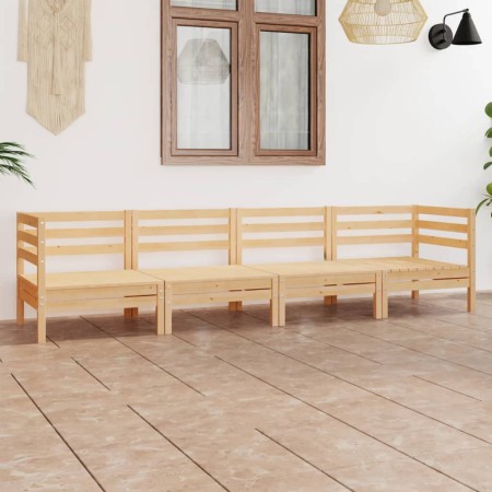 4-piece solid pine wood garden furniture set by vidaXL, Garden sets - Ref: Foro24-3082502, Price: 190,43 €, Discount: %