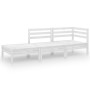 Garden furniture set 3 pieces solid white pine wood by vidaXL, Garden sets - Ref: Foro24-3082613, Price: 152,91 €, Discount: %