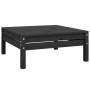 Juego de muebles de jardín 9 piezas negro madera pino maciza de vidaXL, Conjuntos de jardín - Ref: Foro24-3083338, Precio: 29...