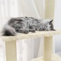 Cat scratching post with cream sisal posts 155 cm by vidaXL, Cat furniture - Ref: Foro24-171515, Price: 50,65 €, Discount: %