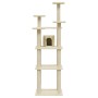 Cat scratcher with cream sisal posts 171 cm by vidaXL, Cat furniture - Ref: Foro24-171485, Price: 66,47 €, Discount: %