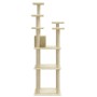 Cat scratcher with cream sisal posts 171 cm by vidaXL, Cat furniture - Ref: Foro24-171485, Price: 66,47 €, Discount: %