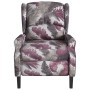 Sillón reclinable de masaje de tela con estampado de flores de vidaXL, Sillones de masaje eléctricos - Ref: Foro24-338821, Pr...