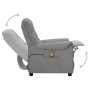 Grauer Massagesessel aus Kunstleder von vidaXL, Elektrische Massagesessel - Ref: Foro24-338927, Preis: 225,99 €, Rabatt: %