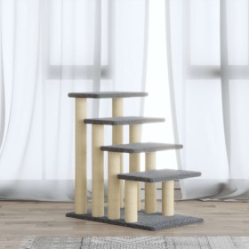 Cat scratching post with light gray sisal posts 63 cm by vidaXL, Cat furniture - Ref: Foro24-171504, Price: 48,99 €, Discount: %