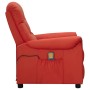 Sillón de masaje de cuero sintético rojo tinto de vidaXL, Sillones de masaje eléctricos - Ref: Foro24-338929, Precio: 189,47 ...