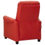 Sillón de masaje de cuero sintético rojo tinto de vidaXL, Sillones de masaje eléctricos - Ref: Foro24-338929, Precio: 189,47 ...