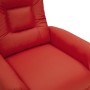 Sillón de masaje de cuero sintético rojo tinto de vidaXL, Sillones de masaje eléctricos - Ref: Foro24-338929, Precio: 189,47 ...