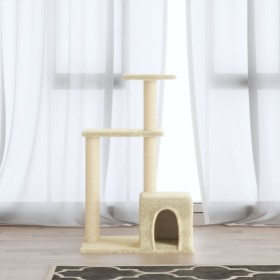 Cat scratching post with cream sisal posts 71 cm by vidaXL, Cat furniture - Ref: Foro24-171509, Price: 42,99 €, Discount: %