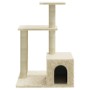 Cat scratching post with cream sisal posts 71 cm by vidaXL, Cat furniture - Ref: Foro24-171509, Price: 42,56 €, Discount: %