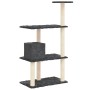 Cat scratching post with dark gray sisal posts 119 cm by vidaXL, Cat furniture - Ref: Foro24-171520, Price: 50,08 €, Discount: %