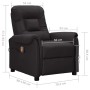 Sillón de masaje de cuero sintético negro de vidaXL, Sillones de masaje eléctricos - Ref: Foro24-338923, Precio: 266,62 €, De...