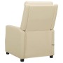 Sillón de masaje de cuero sintético crema de vidaXL, Sillones de masaje eléctricos - Ref: Foro24-338846, Precio: 182,99 €, De...