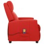 Sillón de masaje de cuero sintético rojo de vidaXL, Sillones de masaje eléctricos - Ref: Foro24-338848, Precio: 152,99 €, Des...