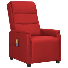 Sillón de masaje de cuero sintético rojo tinto de vidaXL, Sillones de masaje eléctricos - Ref: Foro24-338955, Precio: 178,99 ...