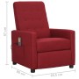 Sillón de masaje de tela rojo tinto de vidaXL, Sillones de masaje eléctricos - Ref: Foro24-338993, Precio: 172,99 €, Descuent...