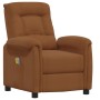 Sillón de masaje tela de microfibra marrón de vidaXL, Sillones de masaje eléctricos - Ref: Foro24-338936, Precio: 189,76 €, D...