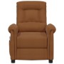 Sillón de masaje tela de microfibra marrón de vidaXL, Sillones de masaje eléctricos - Ref: Foro24-338936, Precio: 189,76 €, D...