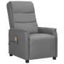 Sillón de masaje de cuero sintético gris de vidaXL, Sillones de masaje eléctricos - Ref: Foro24-338953, Precio: 202,47 €, Des...