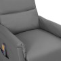 Sillón de masaje de cuero sintético gris de vidaXL, Sillones de masaje eléctricos - Ref: Foro24-338953, Precio: 202,47 €, Des...