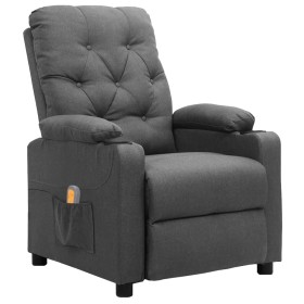 Sillón de masaje tela gris claro de vidaXL, Sillones de masaje eléctricos - Ref: Foro24-339112, Precio: 232,99 €, Descuento: %