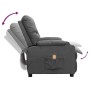 Hellgrauer Massagesessel aus Stoff von vidaXL, Elektrische Massagesessel - Ref: Foro24-339112, Preis: 220,95 €, Rabatt: %