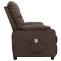 Sillón de masaje eléctrico tela marrón de vidaXL, Sillones de masaje eléctricos - Ref: Foro24-339116, Precio: 223,99 €, Descu...